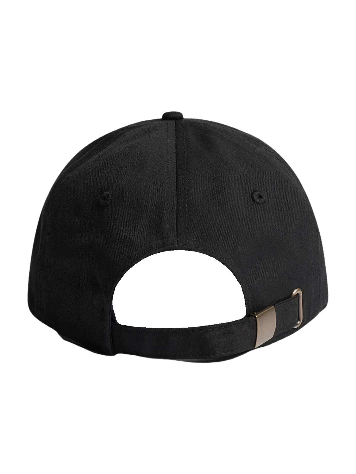 Pizza Cap in black, flat lay