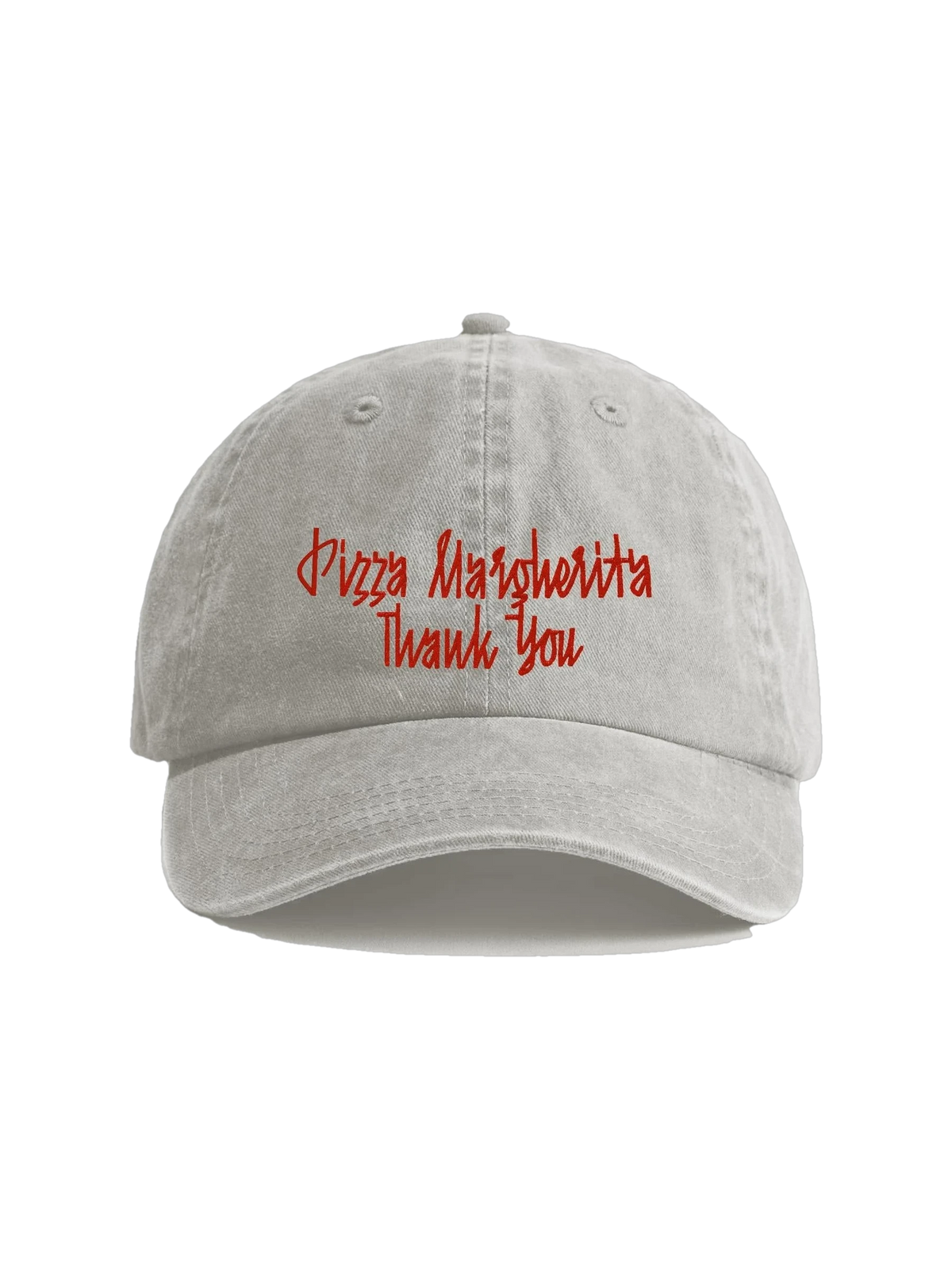 Pizza Cap in stone, flat lay