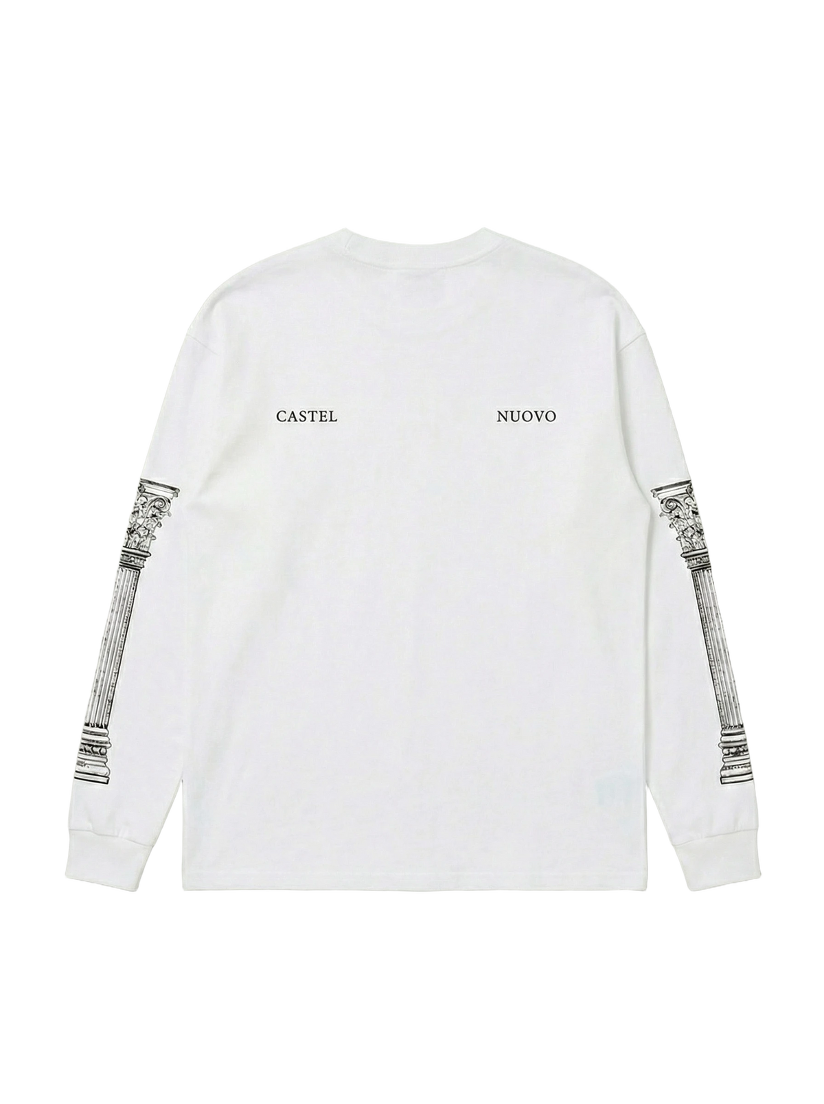 Porticus Longsleeve in white, men's cut