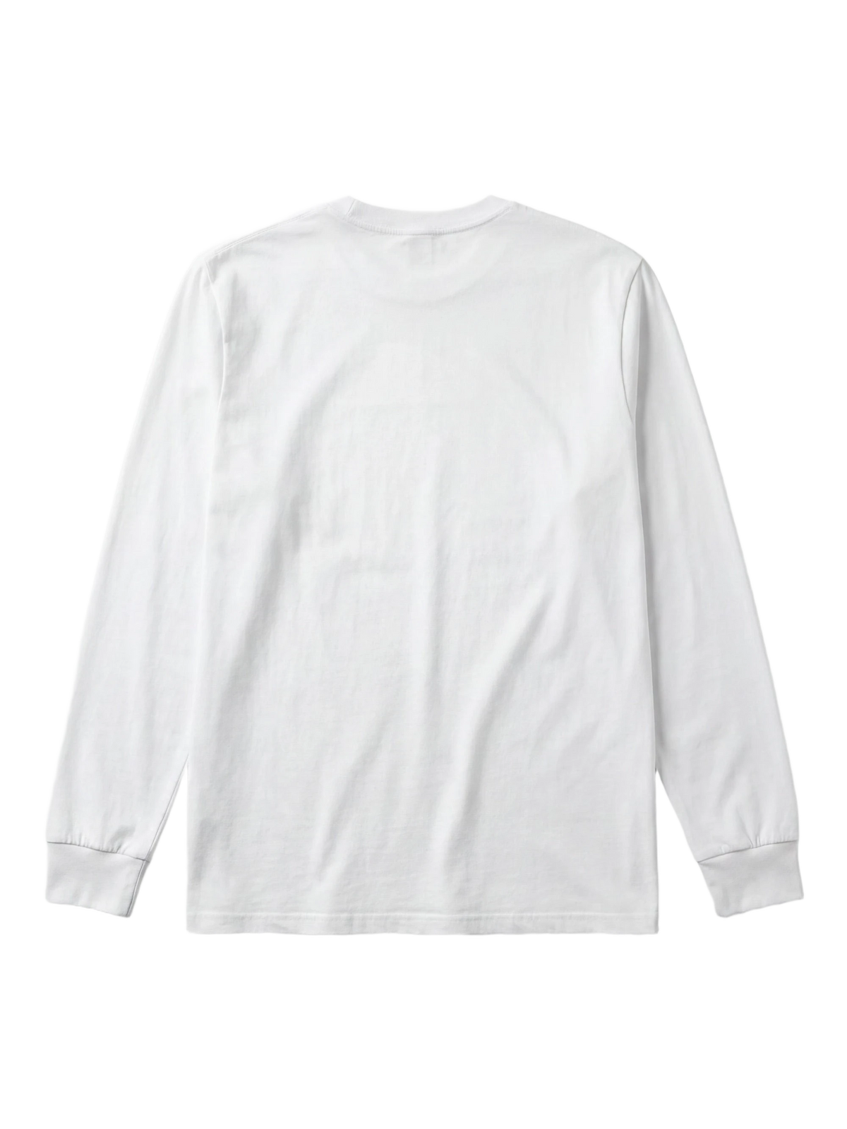 Posta Italiana Long Sleeve in white, men's cut, flat lay