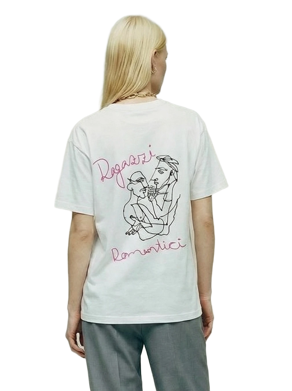 Ragazzi Tee in white, women's cut