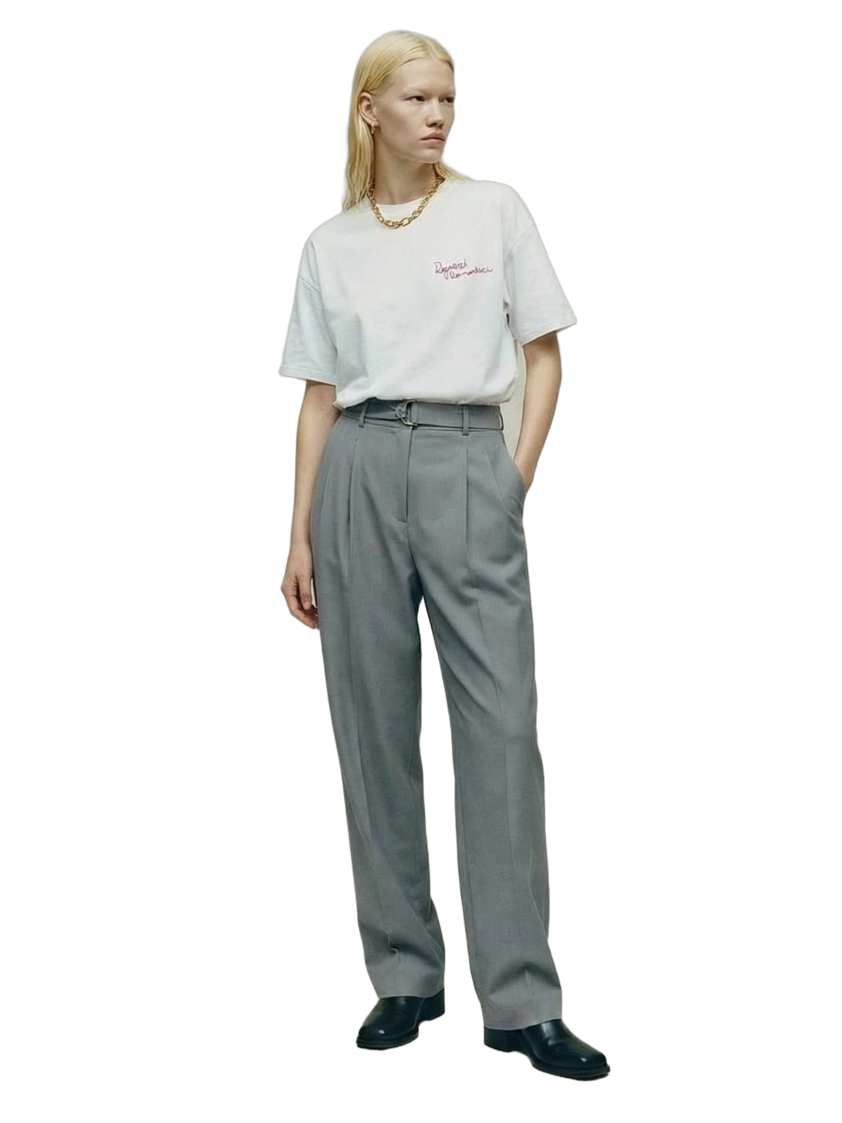 Ragazzi Tee in white, women's cut