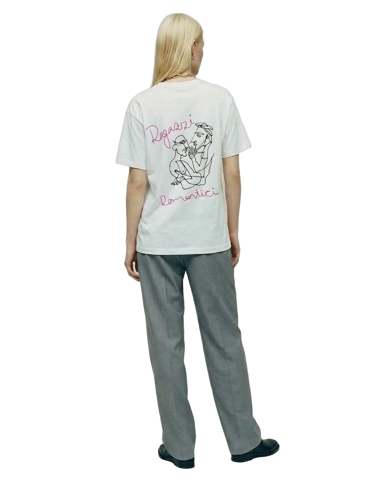 Ragazzi Tee in white, women's cut
