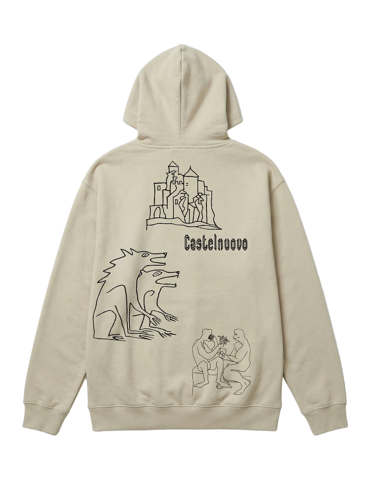 Relic Hoodie in ivory, women's cut