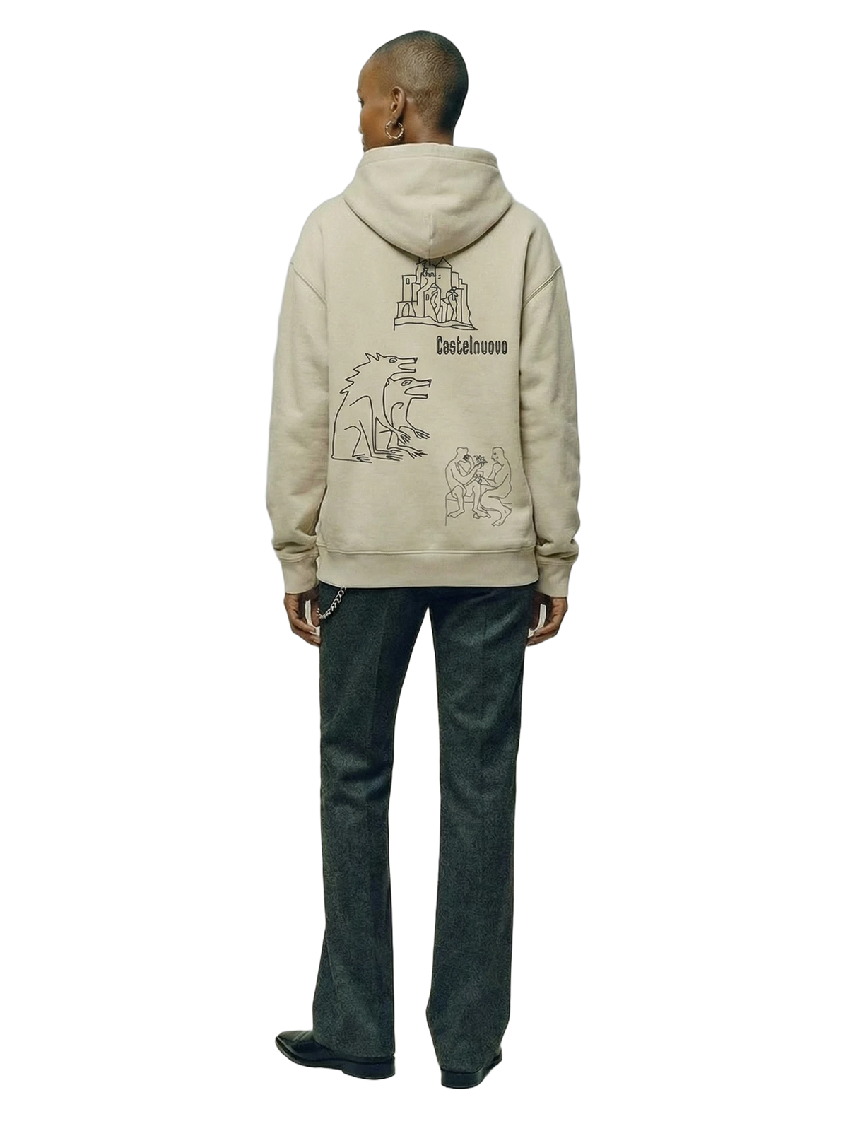 Relic Hoodie in ivory, women's cut