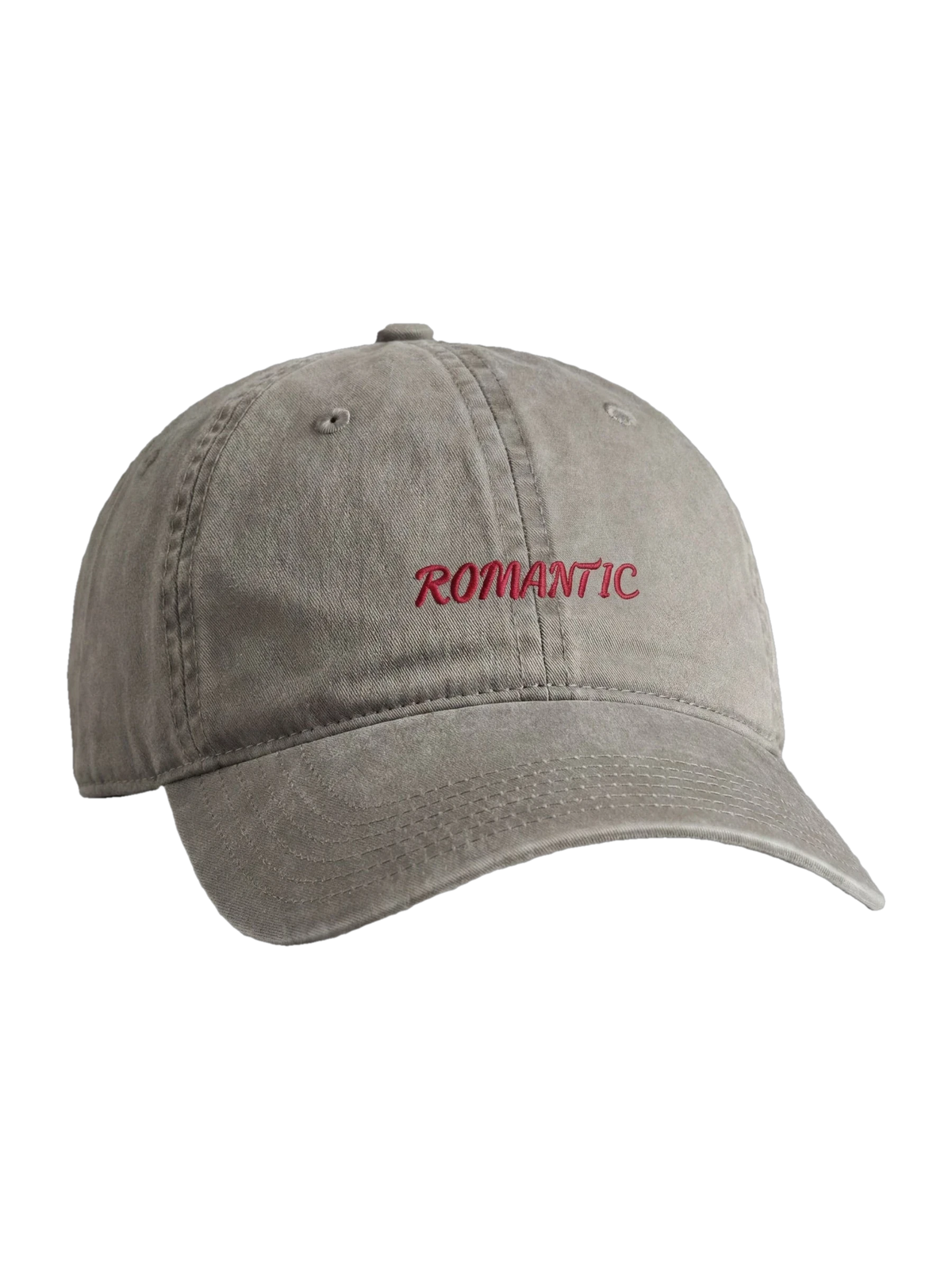 Romantic Cap in faded grey, flat lay