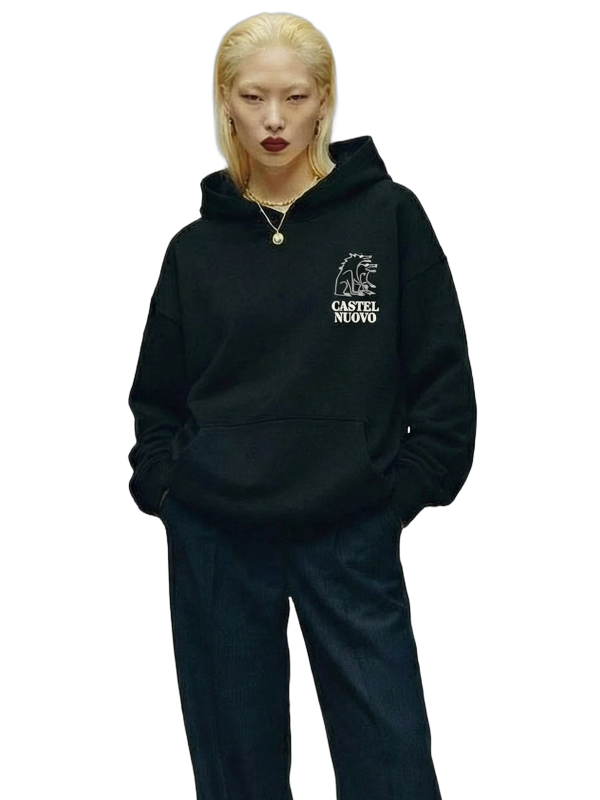 Sigillo Hoodie in black, women's cut