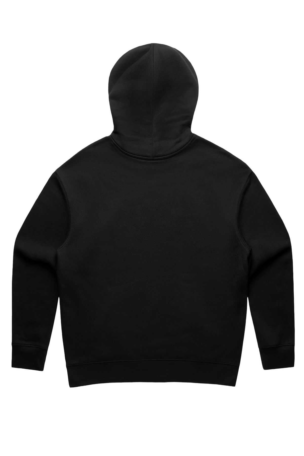 Sigillo Hoodie in black, men's cut, flat lay