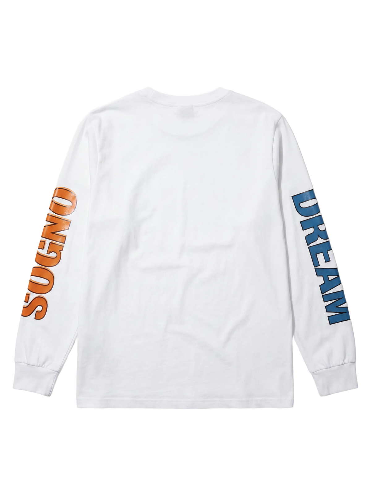 Sogno Lucido Long Sleeve in white, women's cut, flat lay