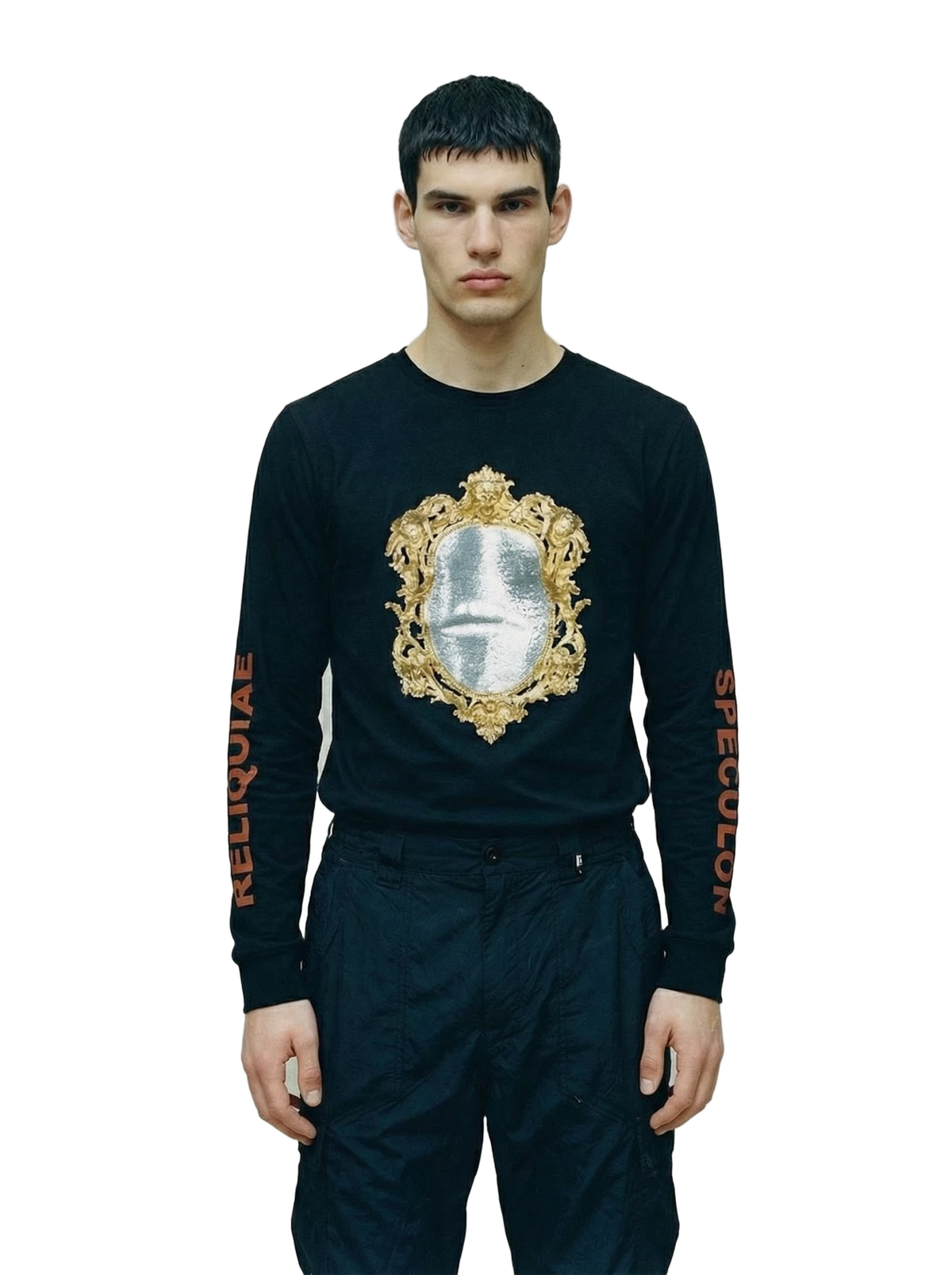 Speculum Longsleeve in black, men's cut