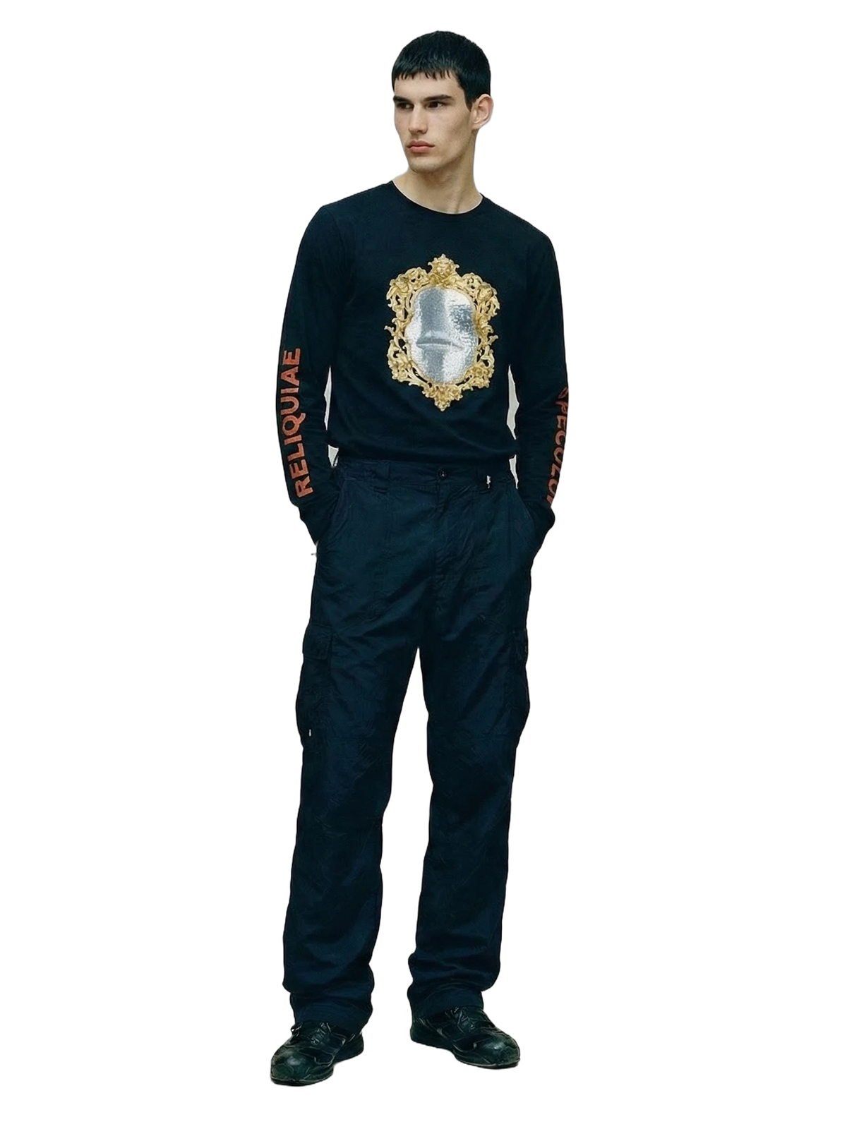 Speculum Longsleeve in black, men's cut