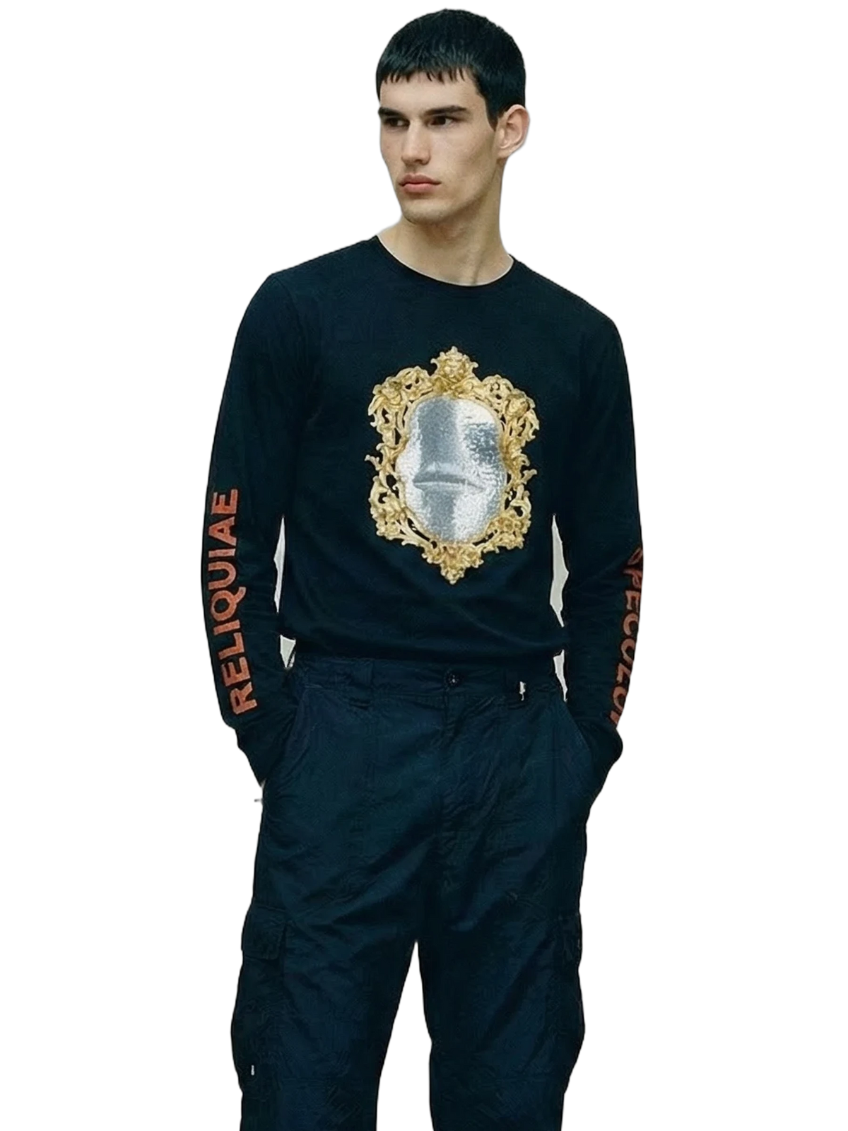 Speculum Longsleeve in black, men's cut