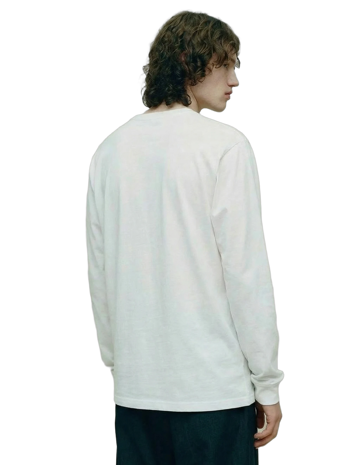 Speculum Longsleeve in white, men's cut