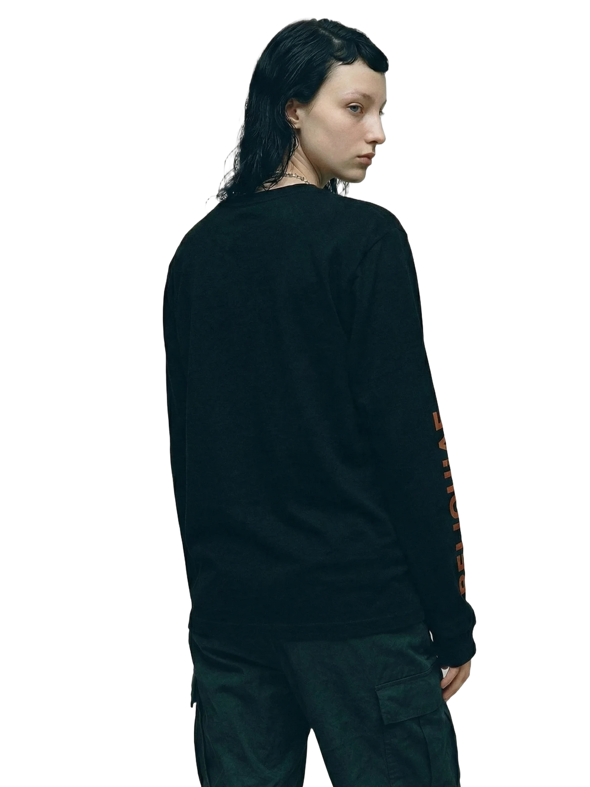 Speculum Longsleeve in black, women's cut