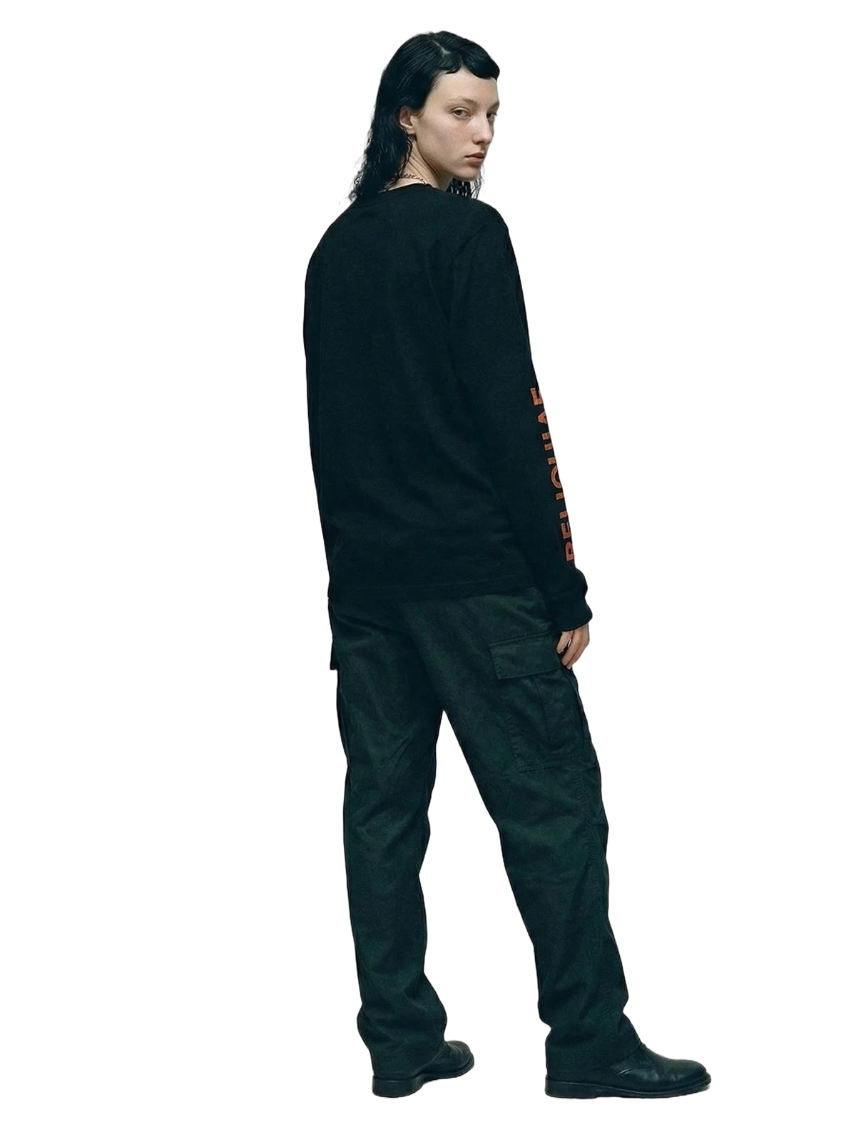 Speculum Longsleeve in black, women's cut