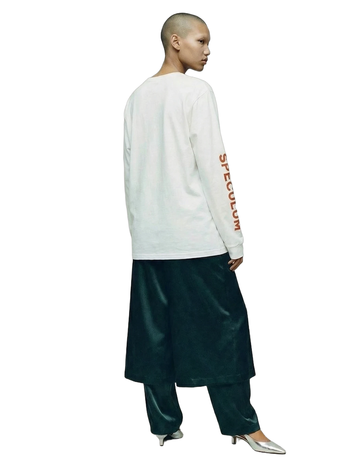 Speculum Longsleeve in white, women's cut