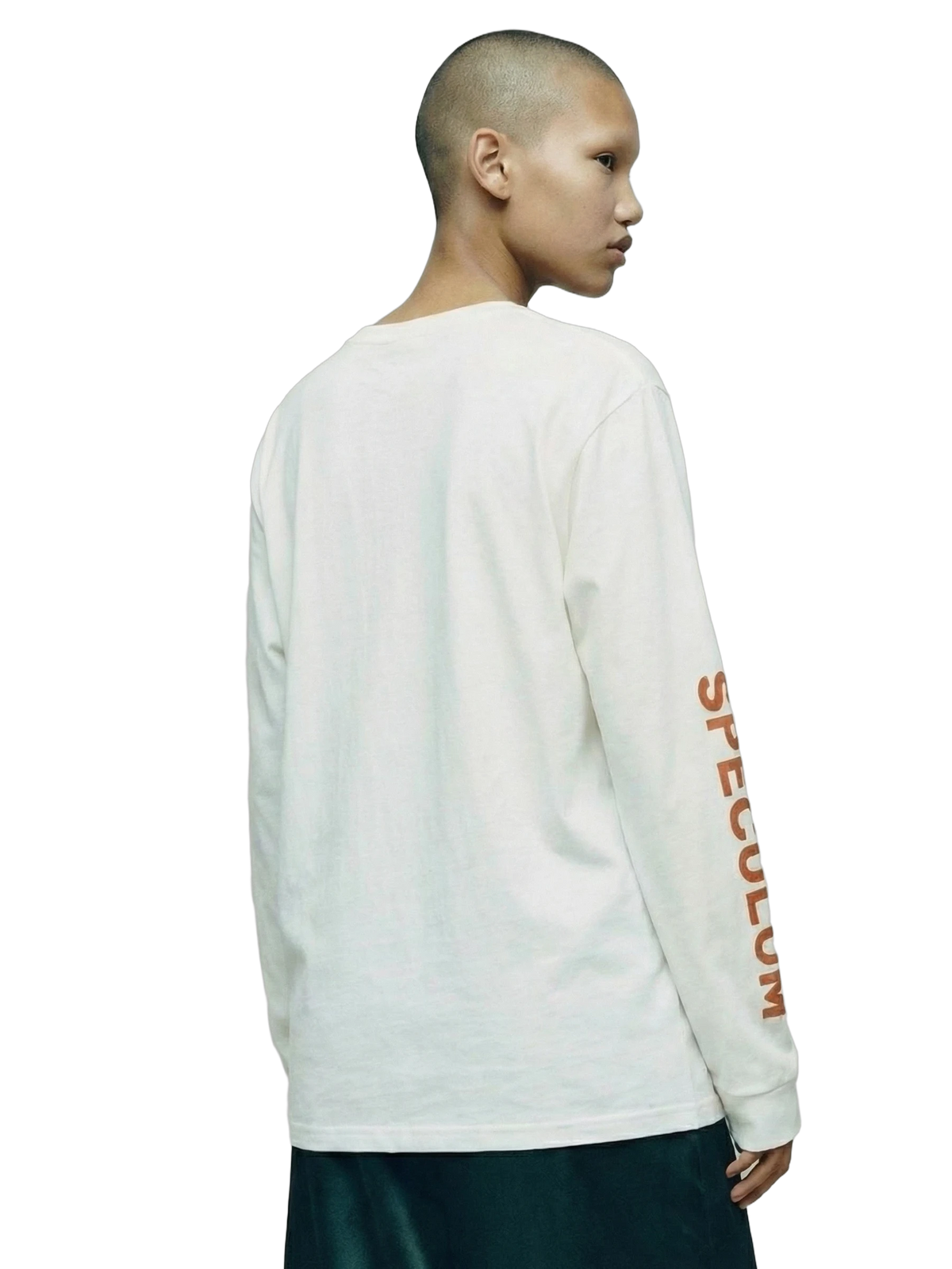 Speculum Longsleeve in white, women's cut