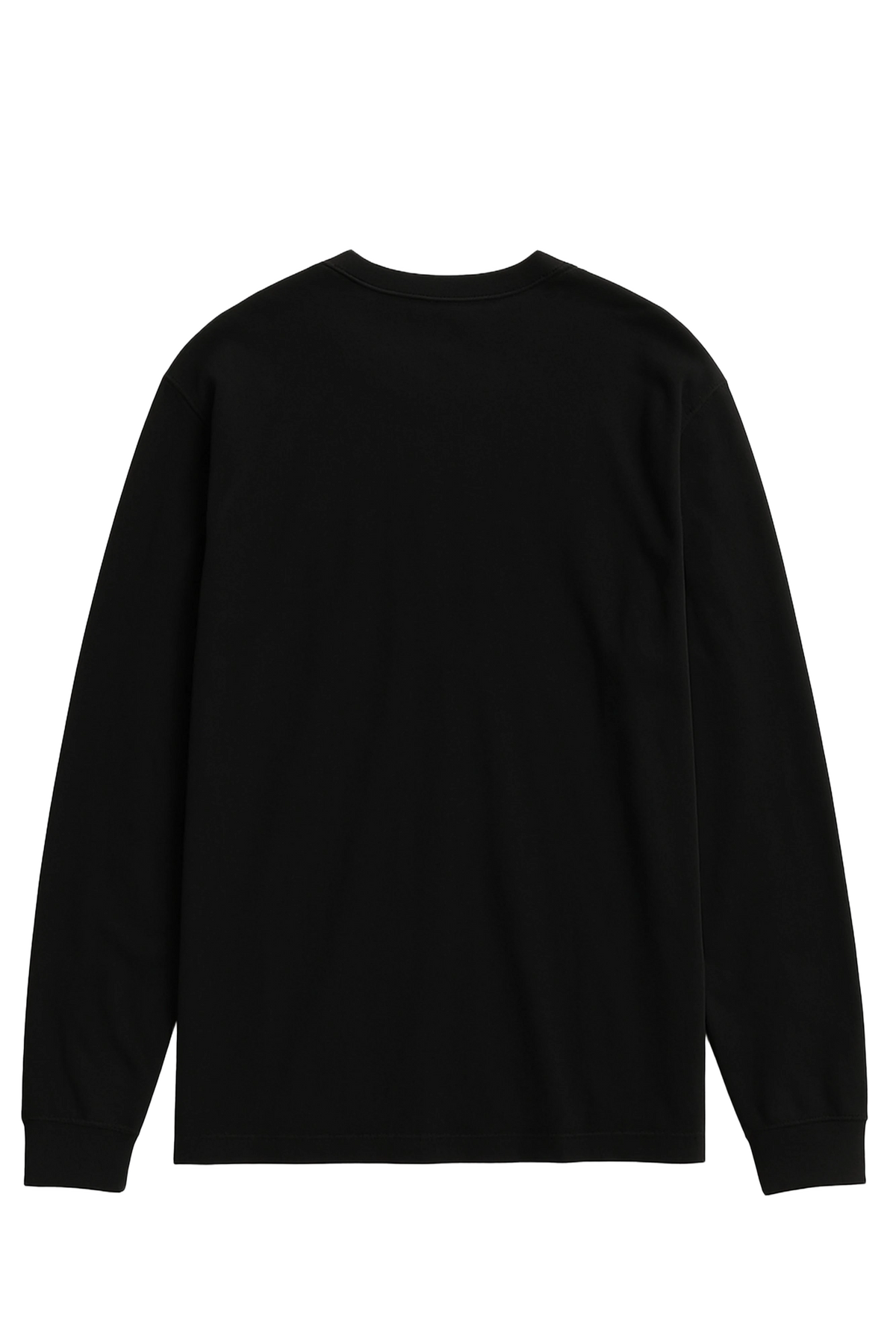 Dalla Nebbia Longsleeve in black, men's cut, flat lay