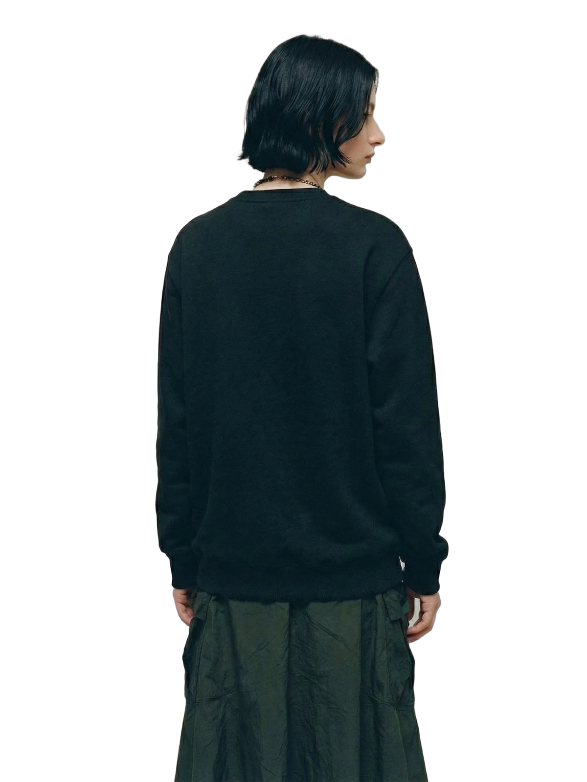 Sub Oculo Crewneck in black, women's cut