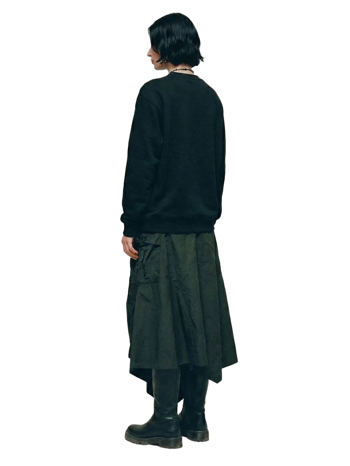 Sub Oculo Crewneck in black, women's cut