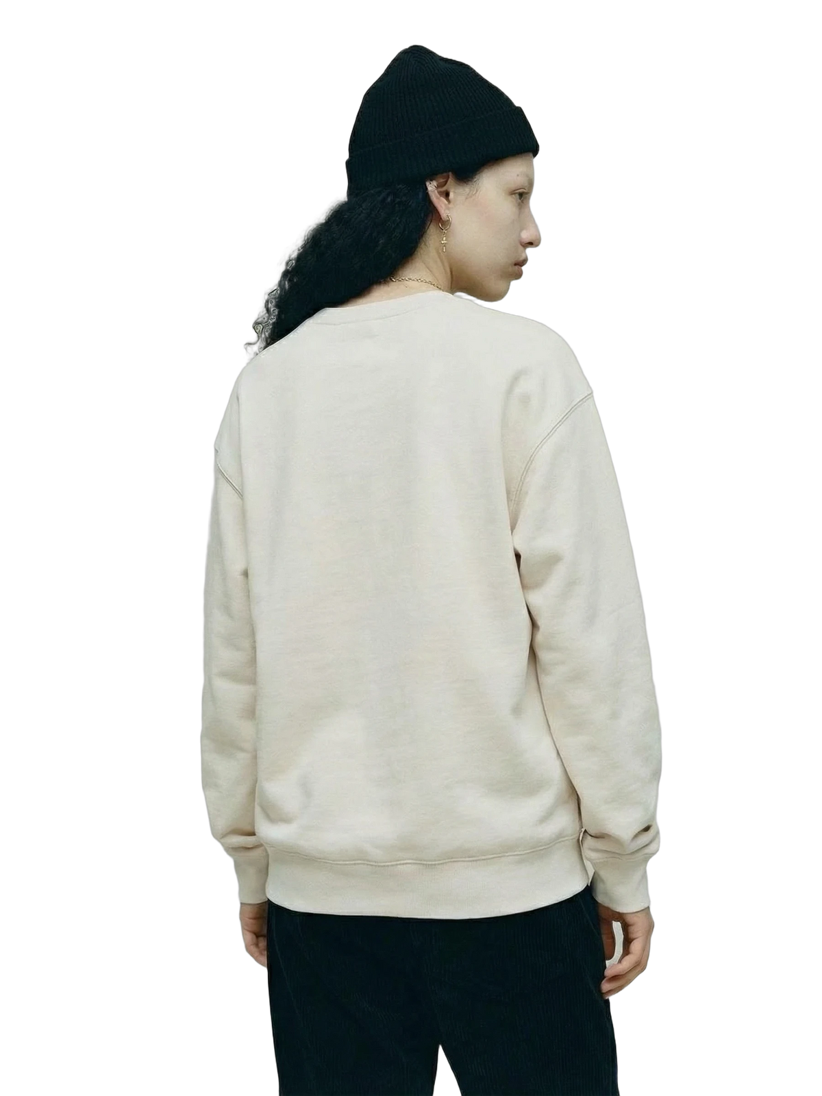 Sub Oculo Crewneck in bone, women's cut