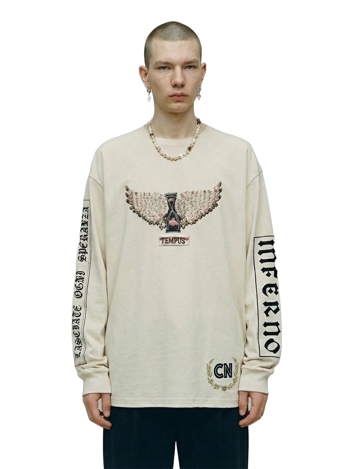 Tempus Longsleeve in natural, men's cut