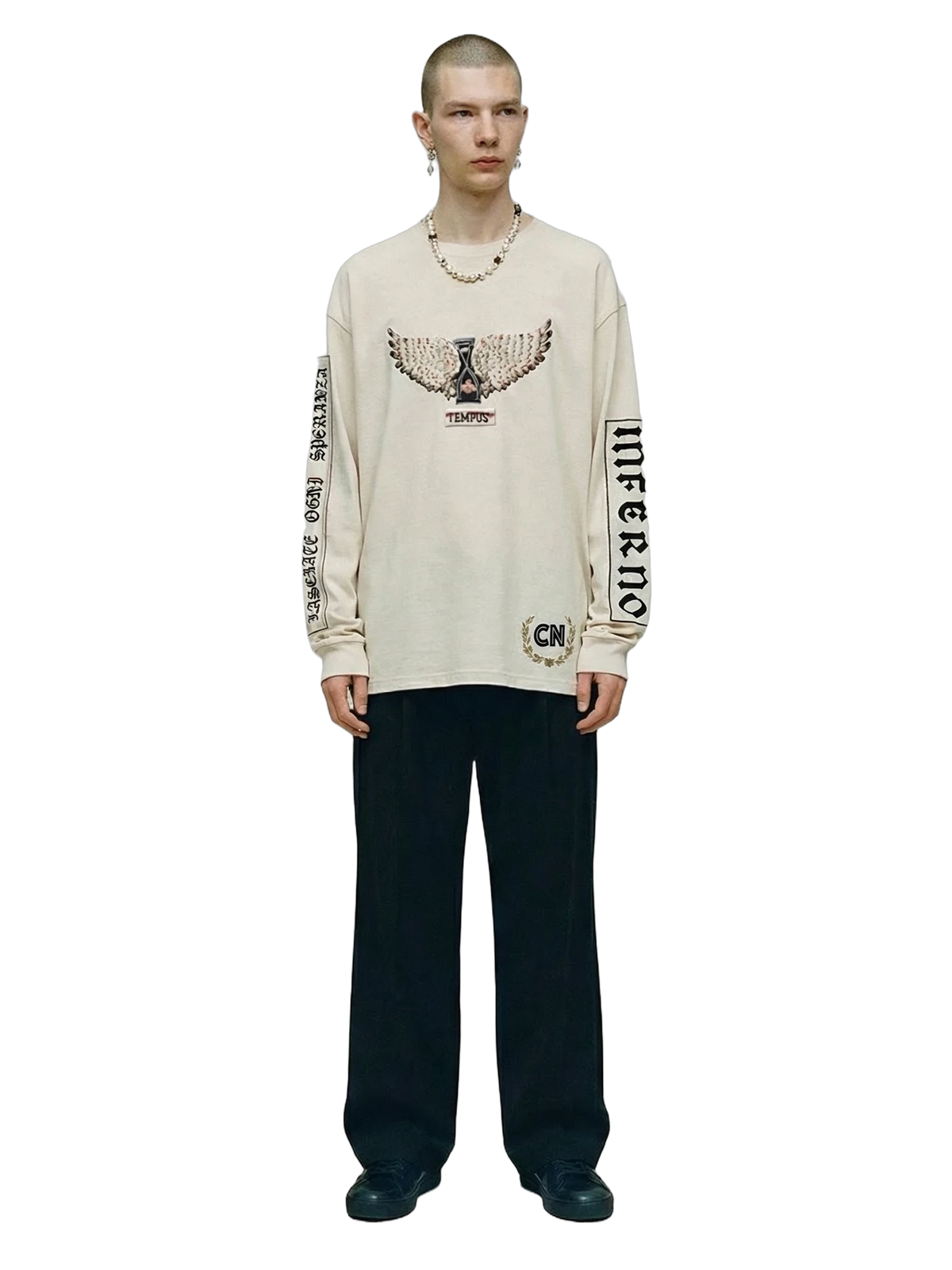 Tempus Longsleeve in natural, men's cut
