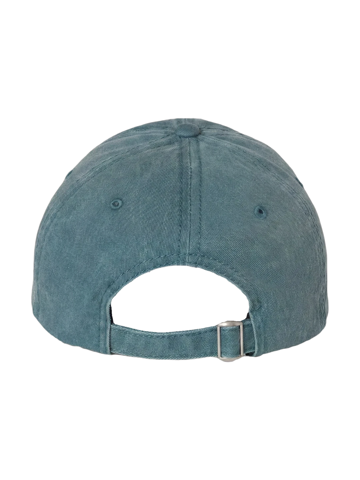 The Lover Cap in teal, flat lay