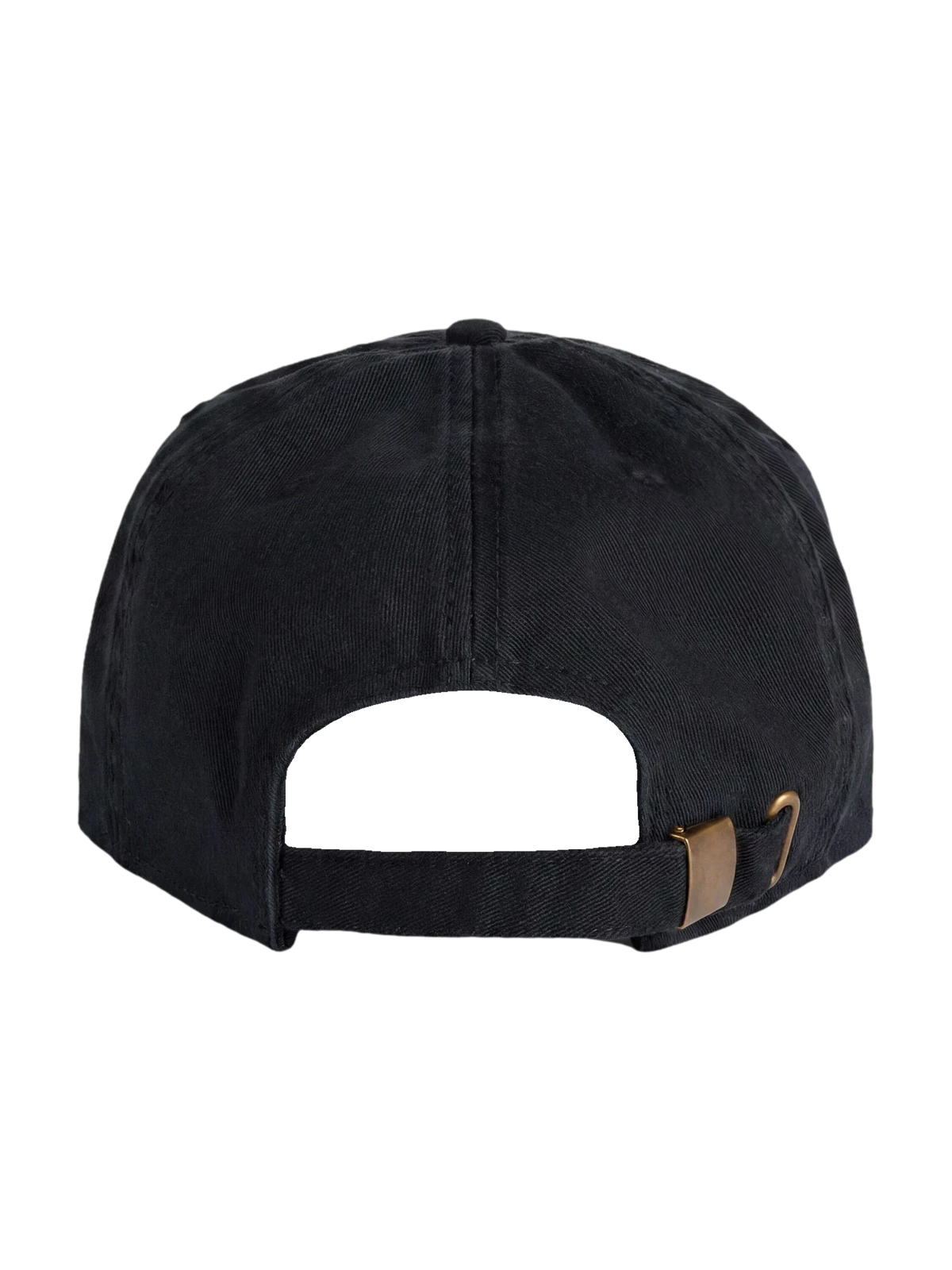The Siren Cap in black, flat lay