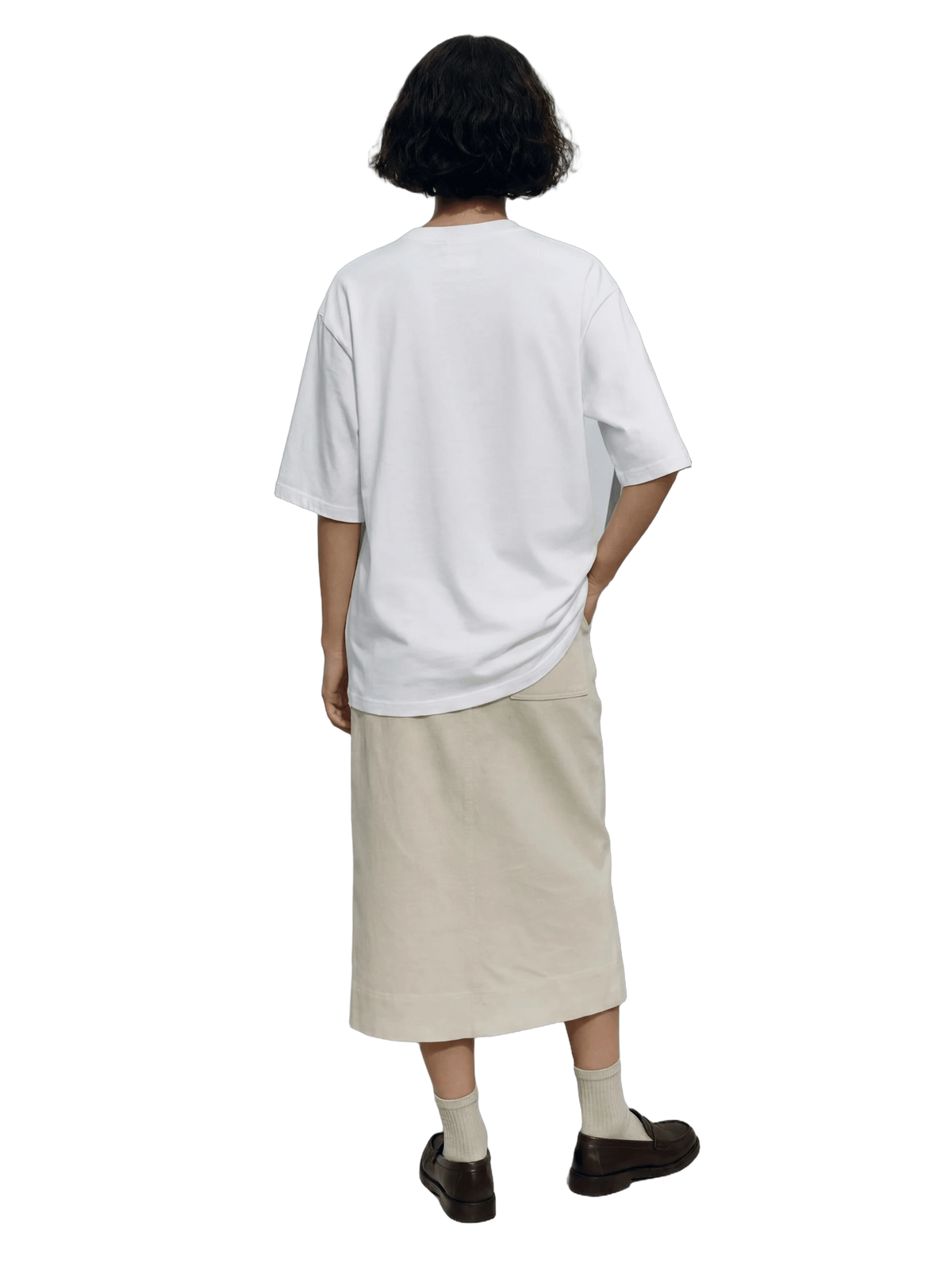 Tutti Frutti Tee in white, women's cut