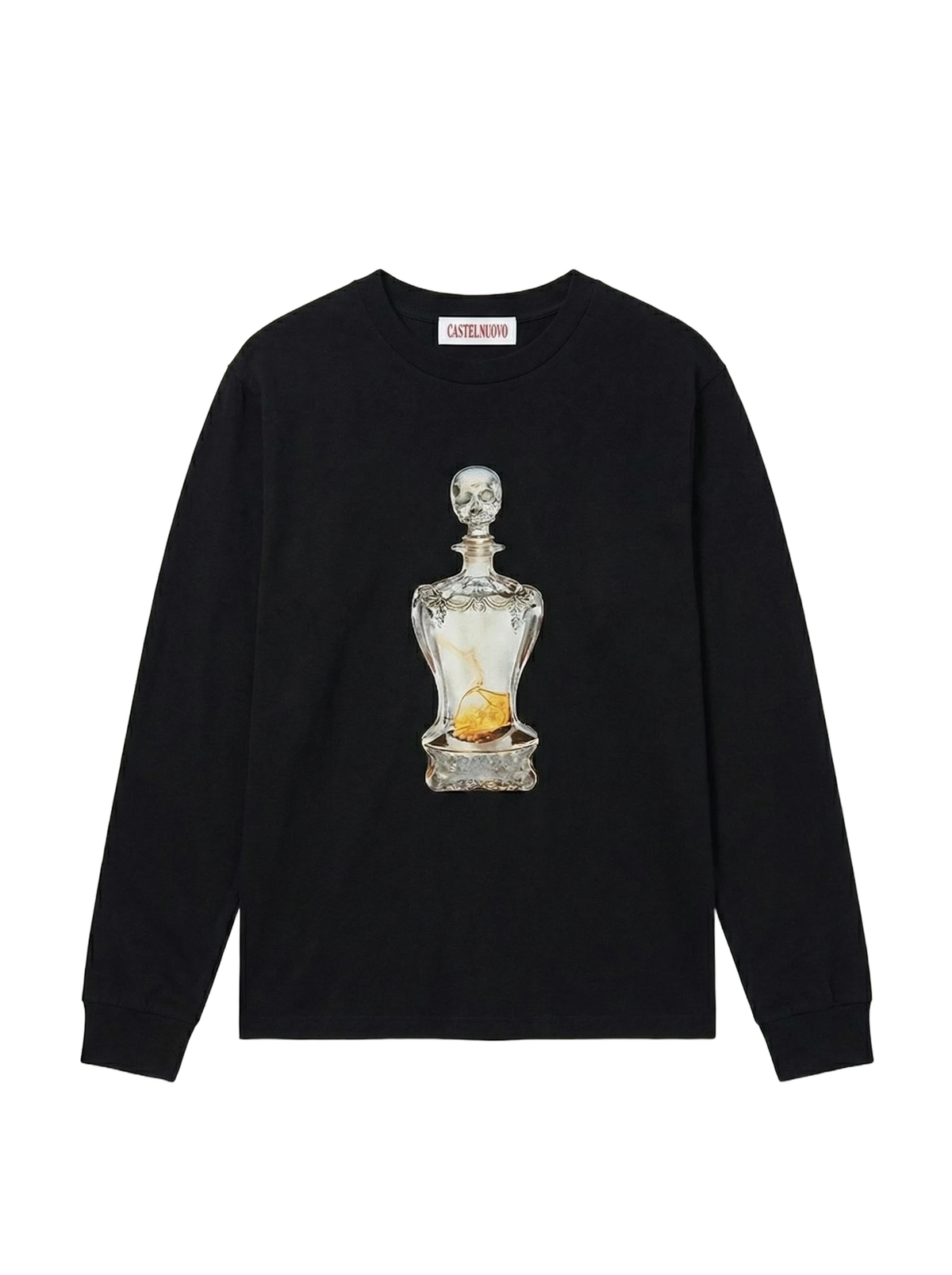 Veleno Longsleeve in black, men's cut
