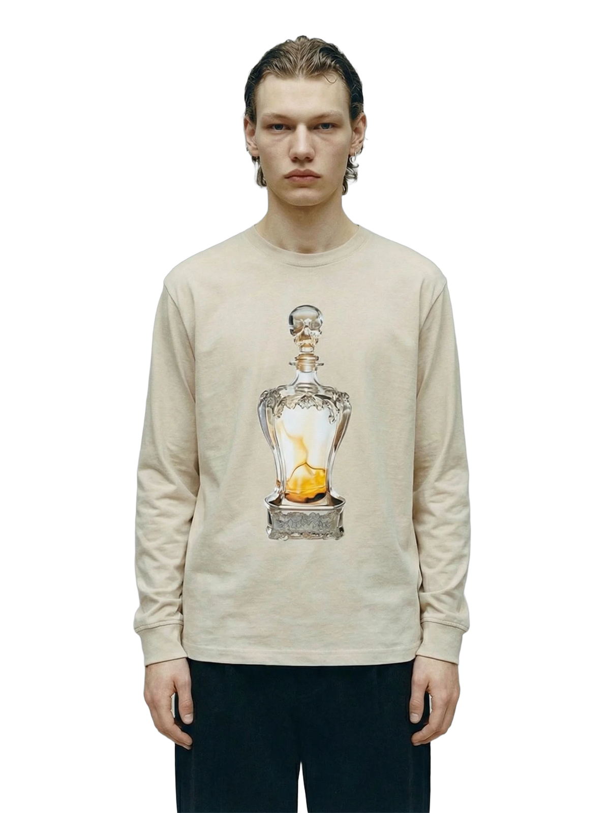 Veleno Longsleeve in natural, men's cut
