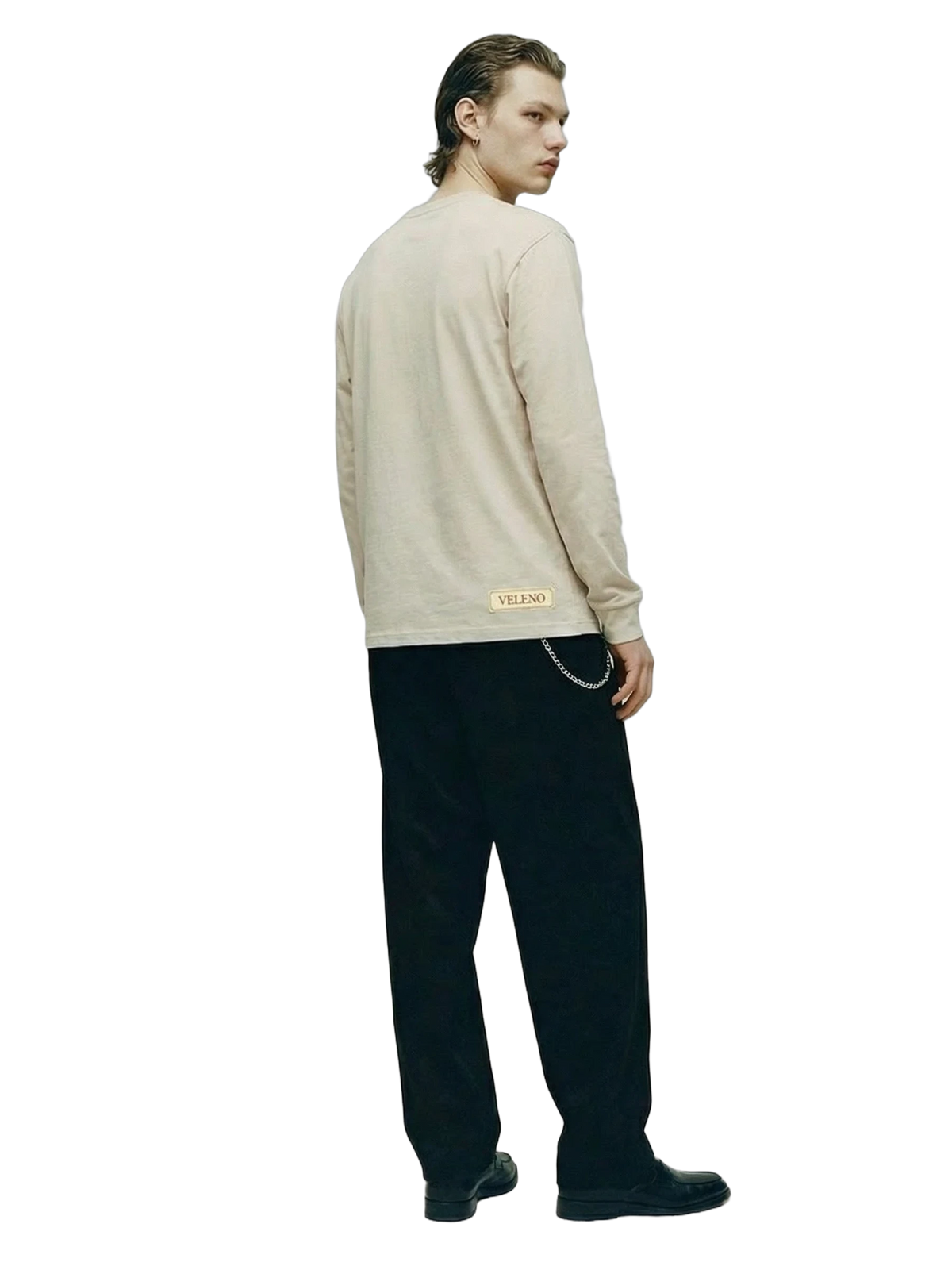 Veleno Longsleeve in natural, men's cut