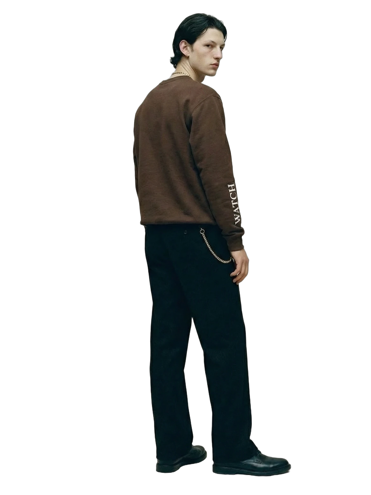 Vigilans Crewneck in brown, men's cut
