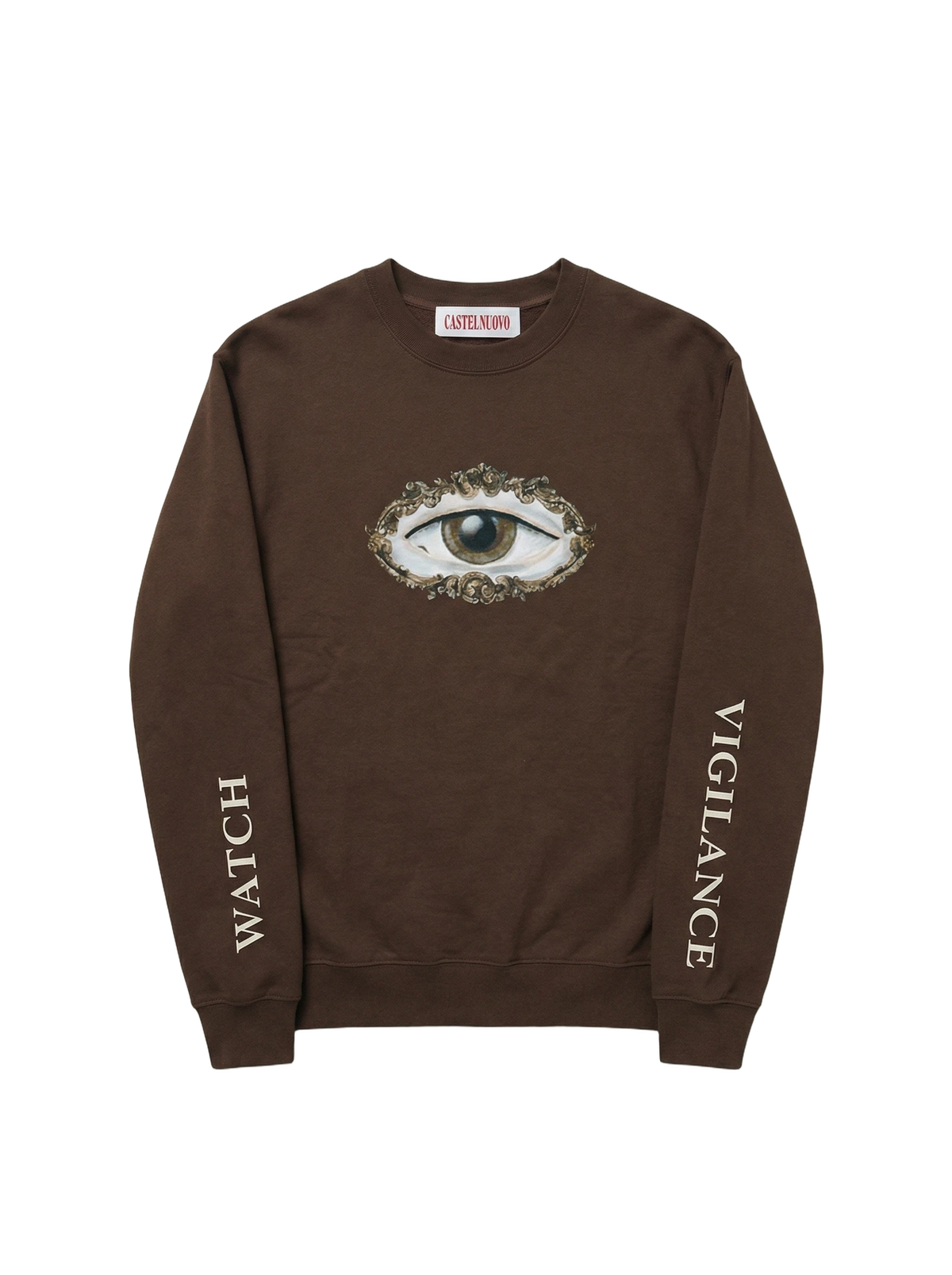 Vigilans Crewneck in brown, men's cut
