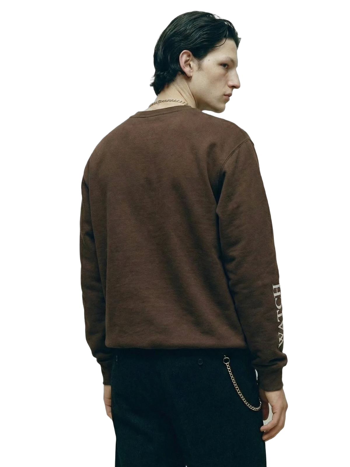 Vigilans Crewneck in brown, men's cut