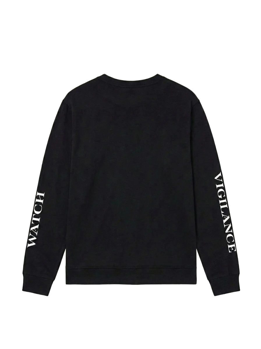 Vigilans Crewneck in black, women's cut