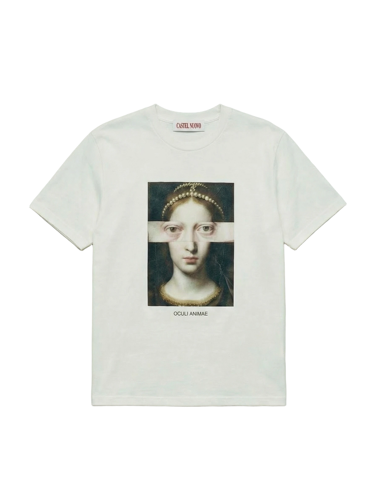 Vultus Tee in white, men's cut