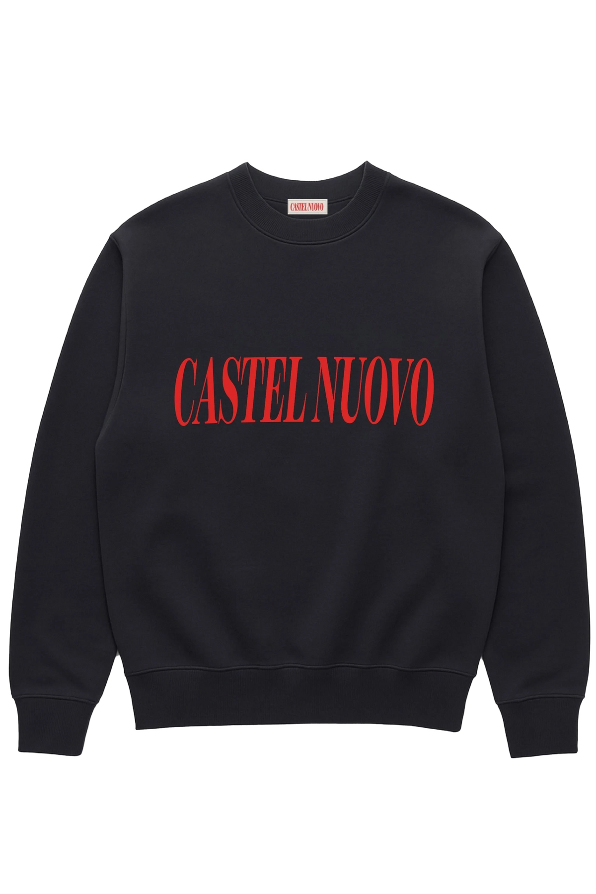 Widescreen Logo Crewneck in black, women's cut