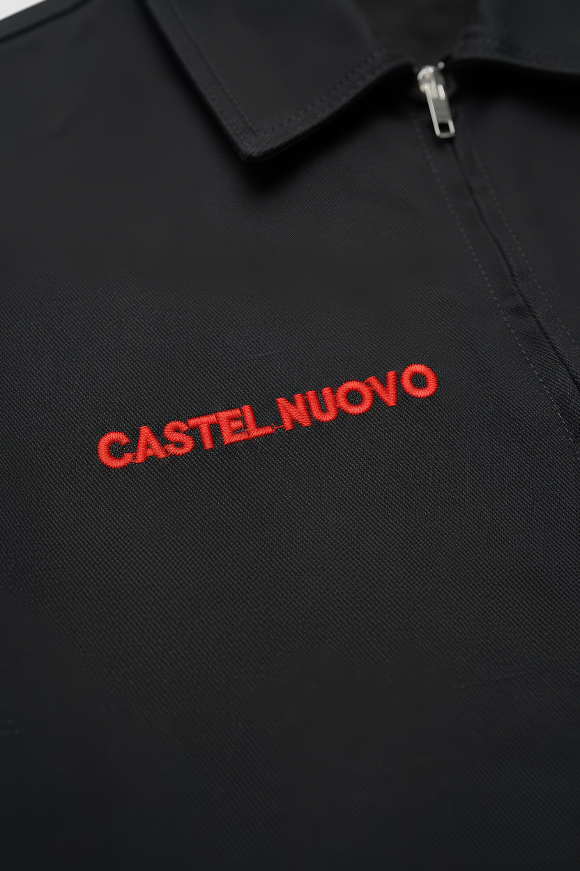 Redmark Jacket in black, print detail