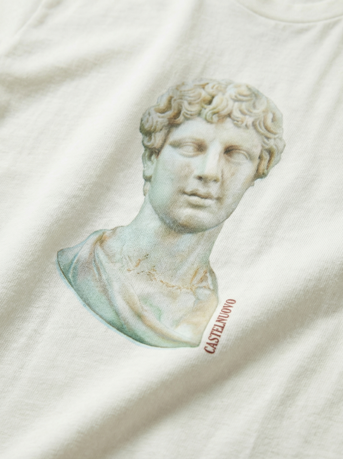 Effigy Tee in white, women's cut
