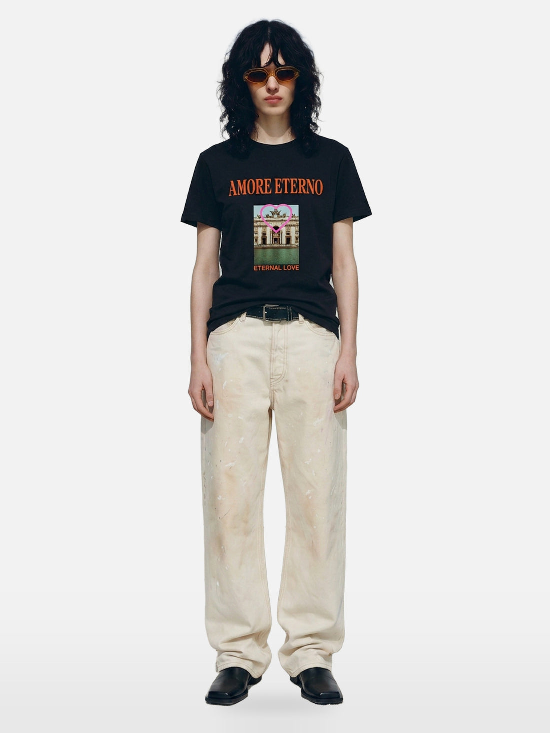 Eternity Club Tee in black, women's cut